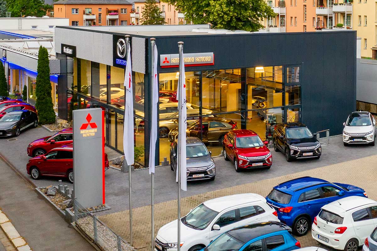 Außenansicht Autohaus Kraban
